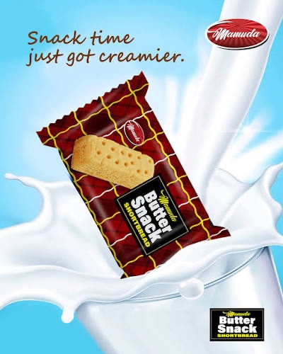 Mamuda Butter Snack Shortbread Biscuit 110g.