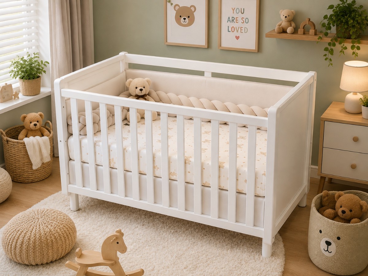 Beautiful Baby Wooden Bed