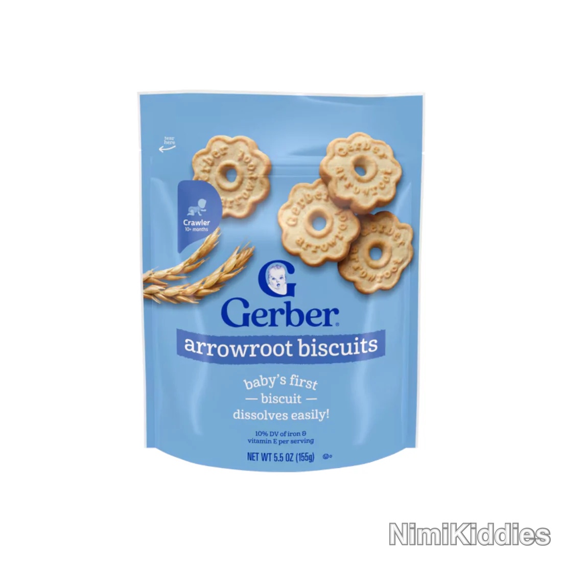 Gerber Arrowroot Baby First Biscuit 155g