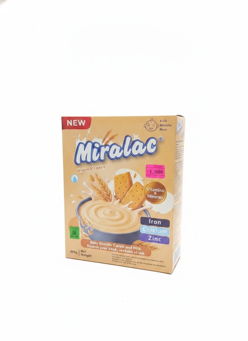 Miralac Baby Biscuits Cereal And Milk
