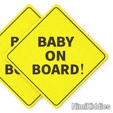 Baby On Board Signs Stickers
