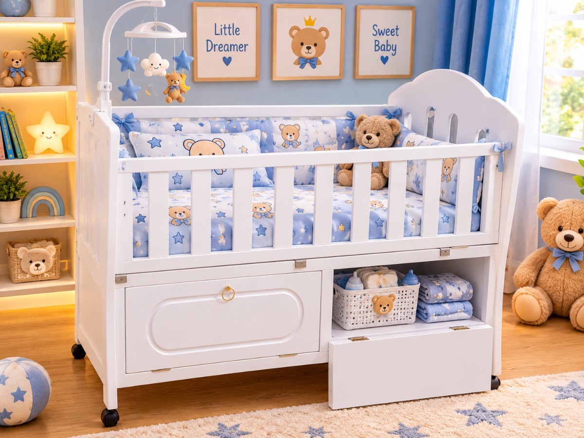 Royal Baby Comfort Bed With Storage