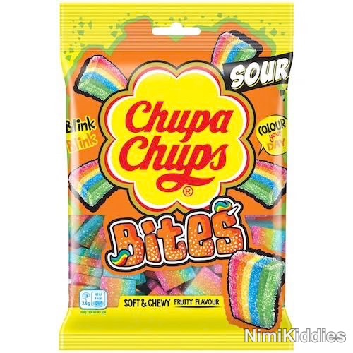Chupa  Chups Bites Colour Your Day Mixed Fruit Flavor 20g.
