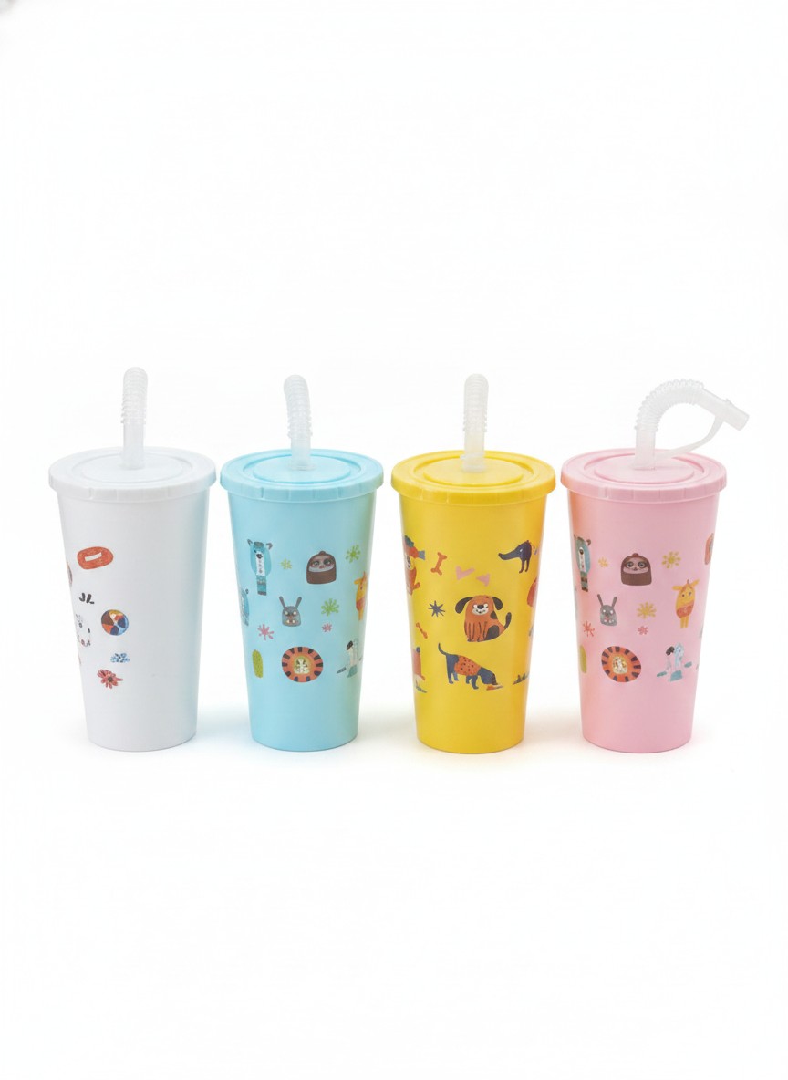 Cute Colourful Sippy Cup