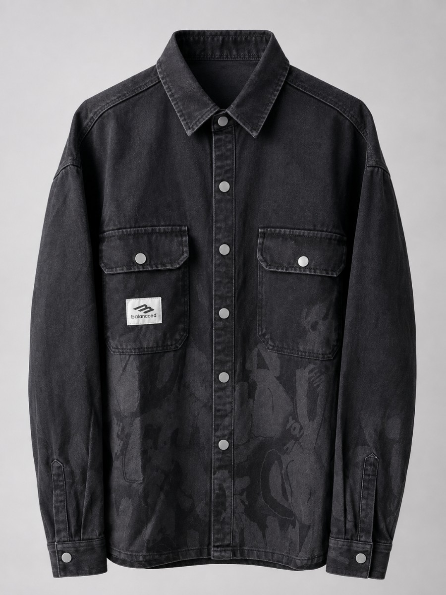 Kupai Lifestyle Vogue Brand Boys Black Jean Jacket.