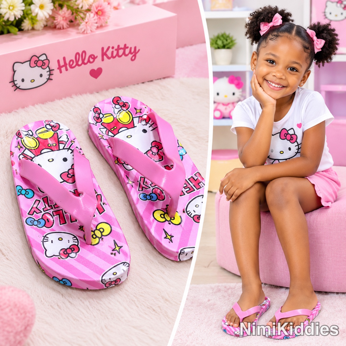 Hello Kitty Kids Slippers