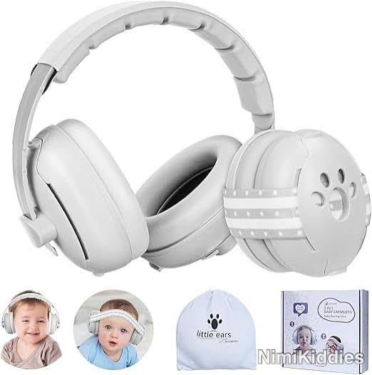 Baby 2in1 earmuffs 0-48months.
