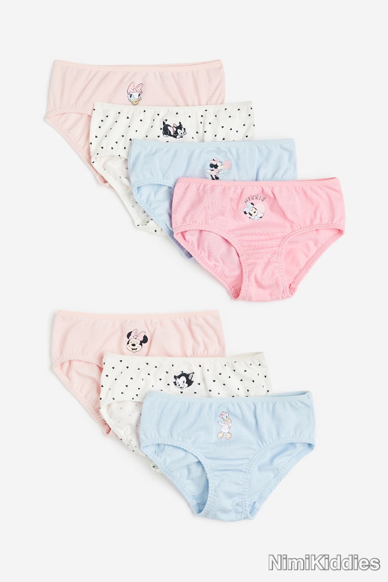 H&M Girls 7 Pack Briefs