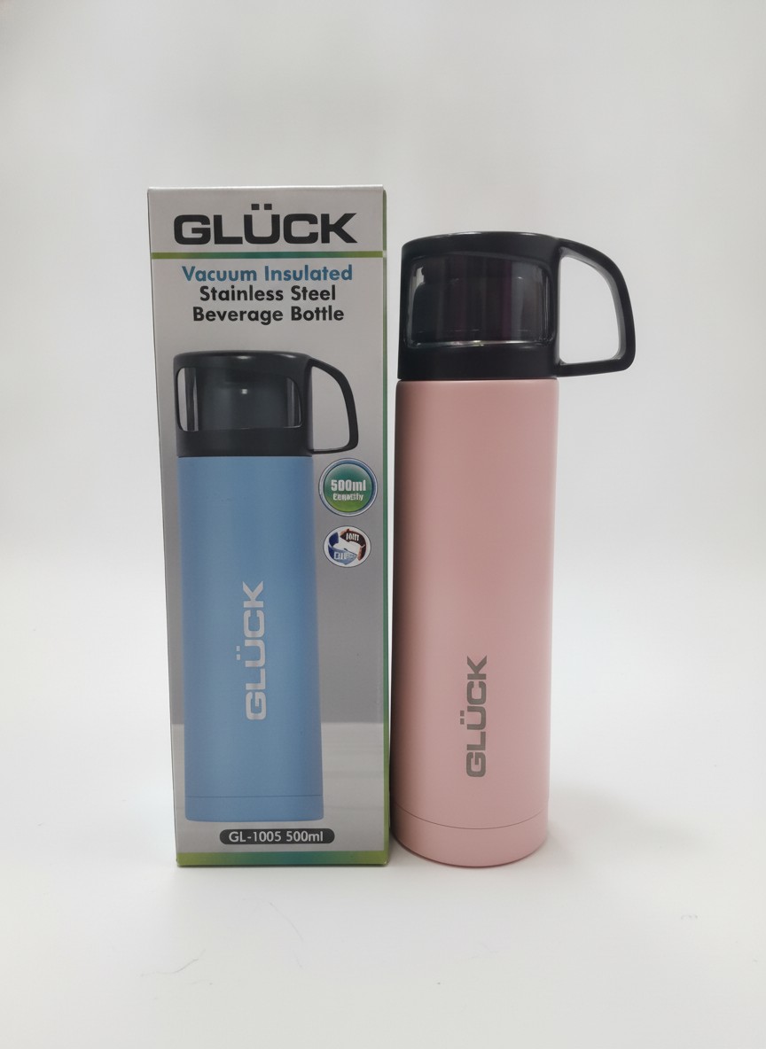 Gluck Vacuum Insulated Stainless Steel Beverage Bottle 500ml (GL-1005)