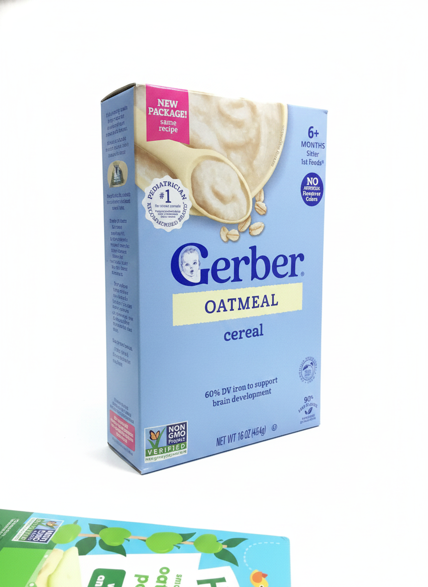 Gerber Oatmeal Cereal 454g.