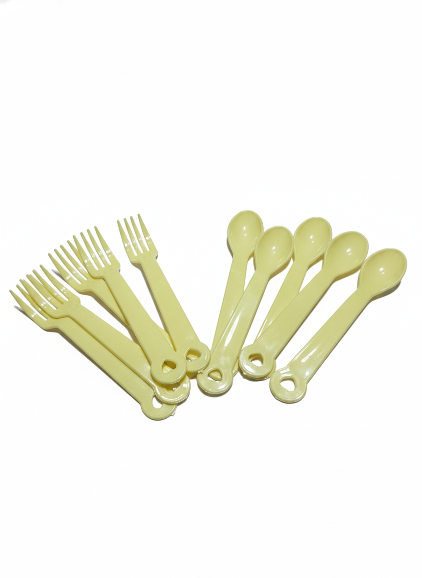 YCPB Forks and Spoons 10 Sets