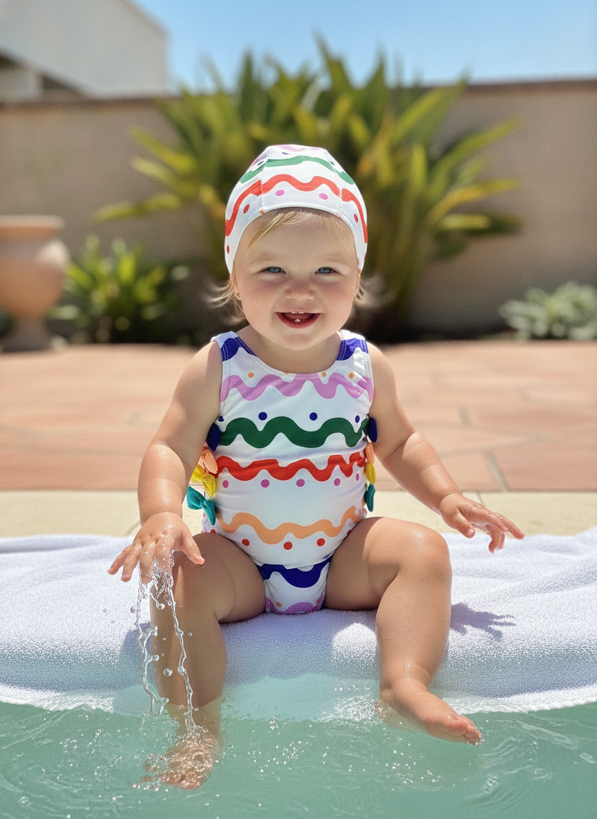 Resheir 2 Piece Girls Swim Suits.