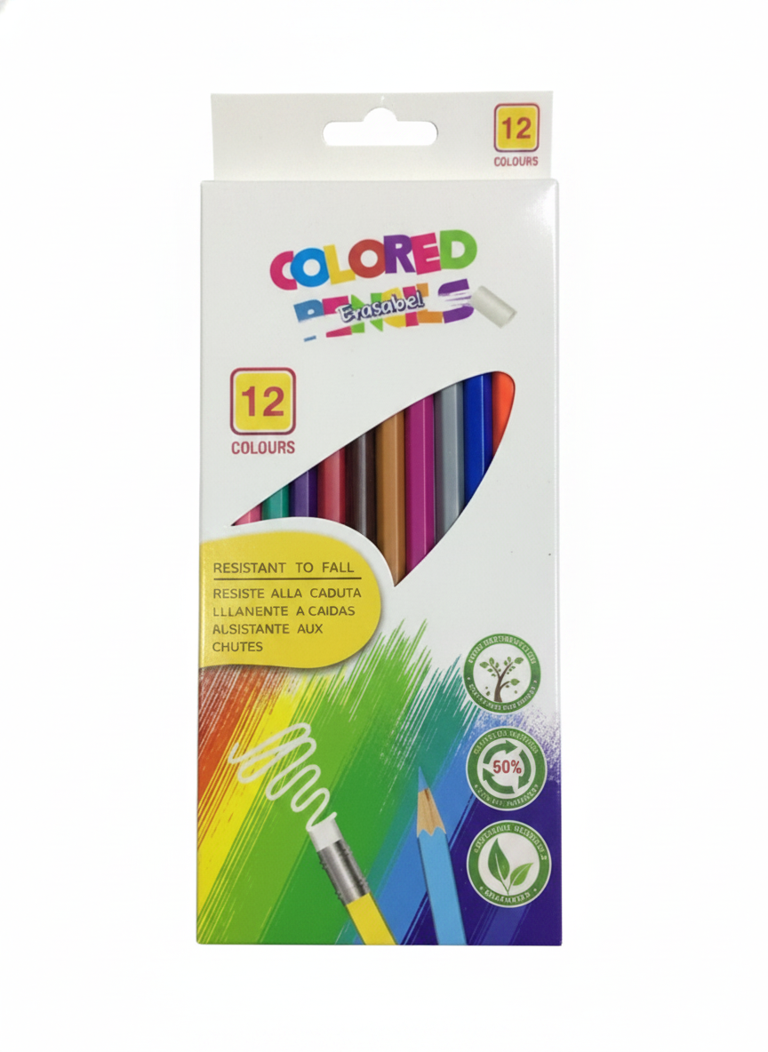 Colored Erasable 12 Pack Pencils