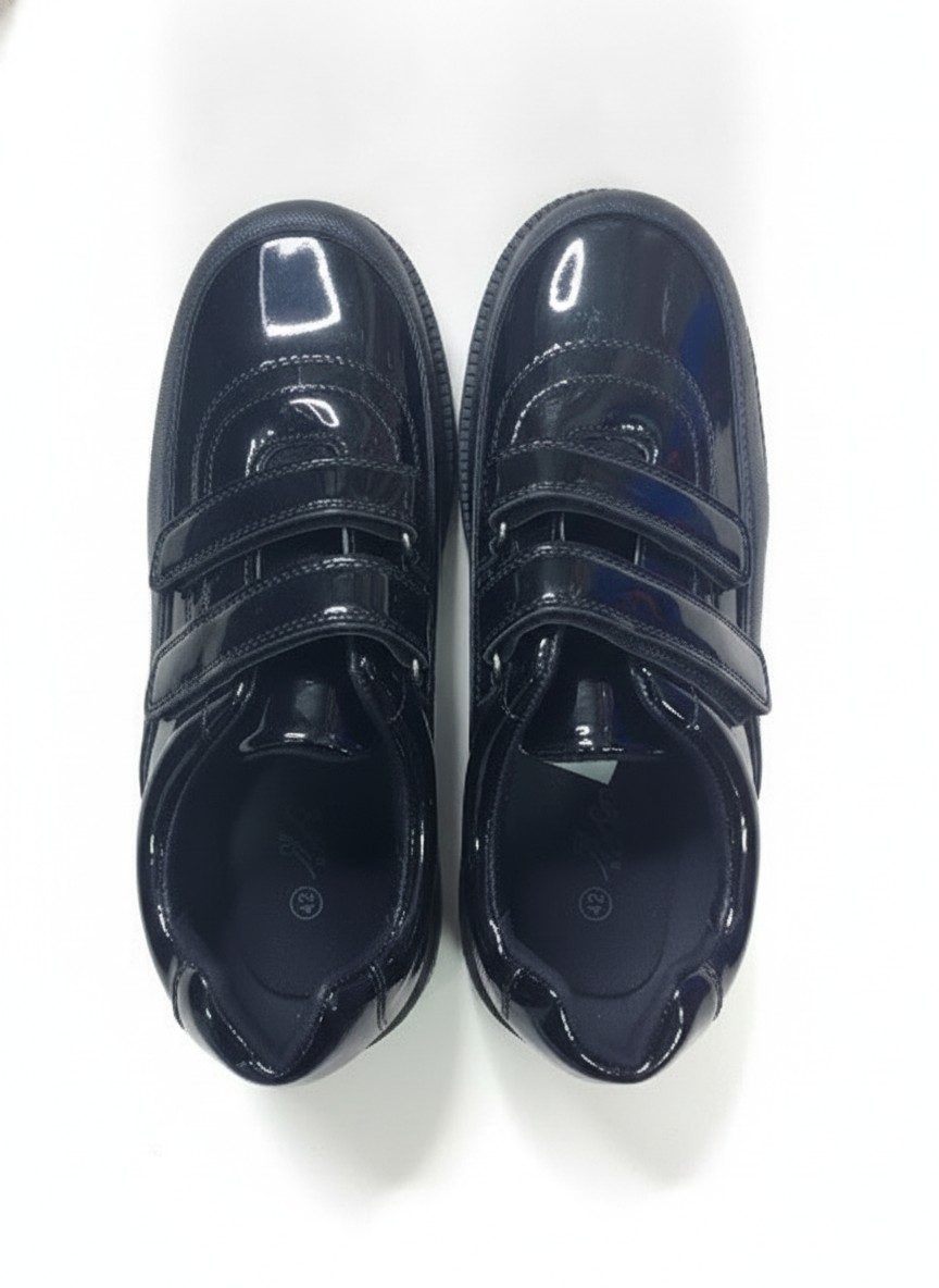 Hi Way Wet-Look Boys Shoe