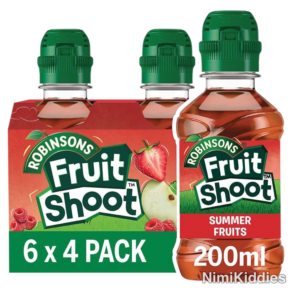 Robinsons Fruit Shoot Summer Fruits 4x200ml (Single Roll).