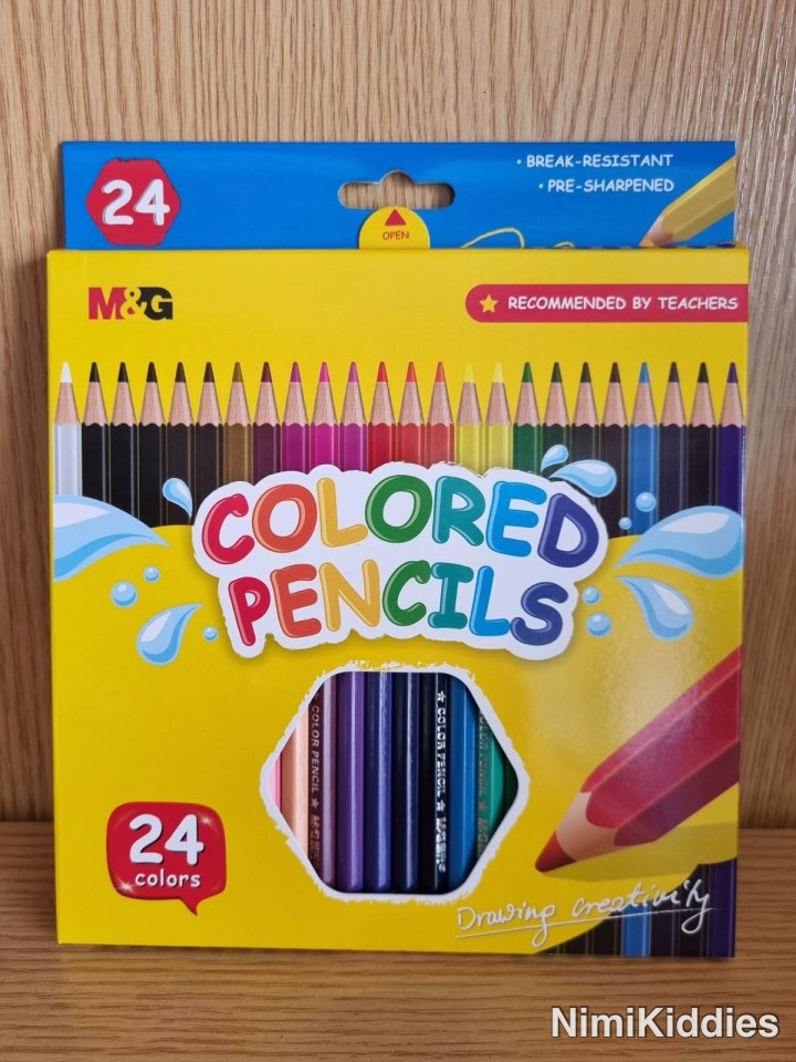M&G Colored Pencils 24 Set.