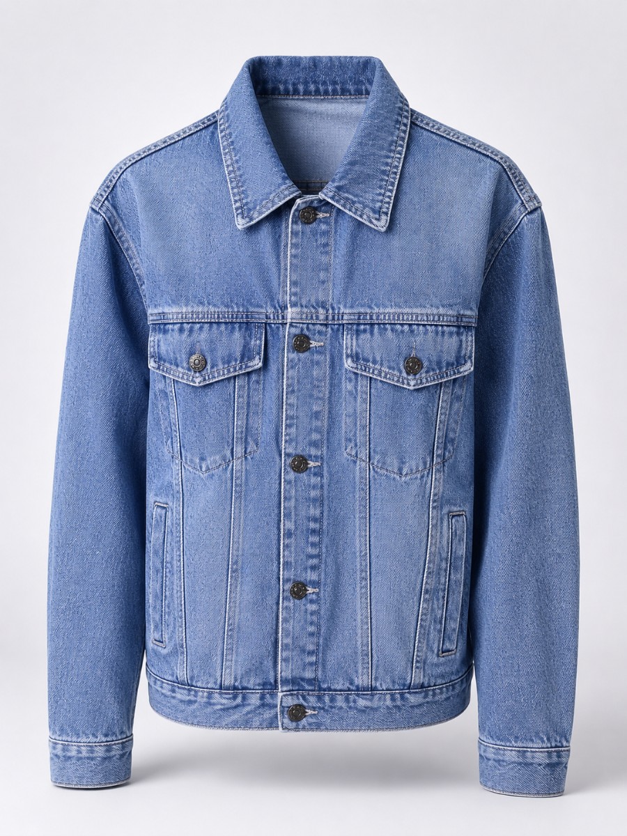 Csfashion Simple True Top Homme Jean Jacket.