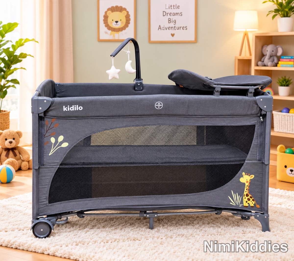 Kidilo Baby Travel Cot