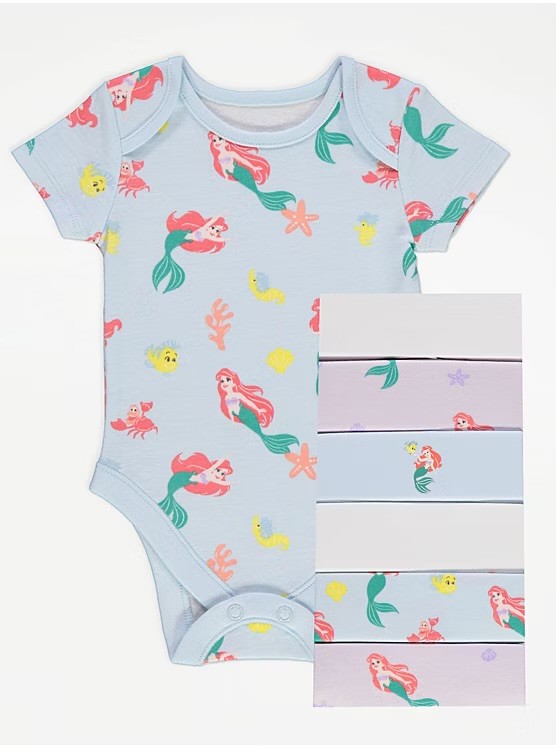 George Short Sleeve Body Suits 7 Pack set