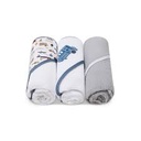 Snugly Baby 3 Hooded Towels + 3 Washcloths (6 Piece Sets).
