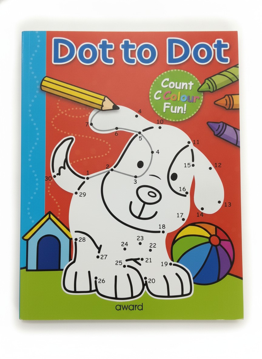 Dot To Dot Count & Colour Fun