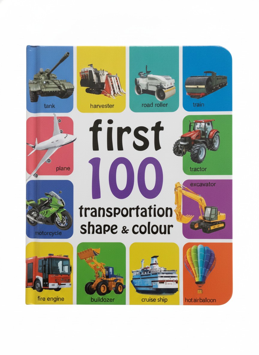 First 100 Transportation Shape & Colour