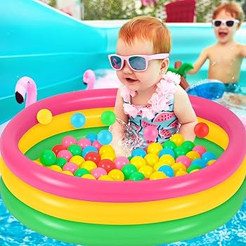 Swimming Pool Colourful Ball (×100)