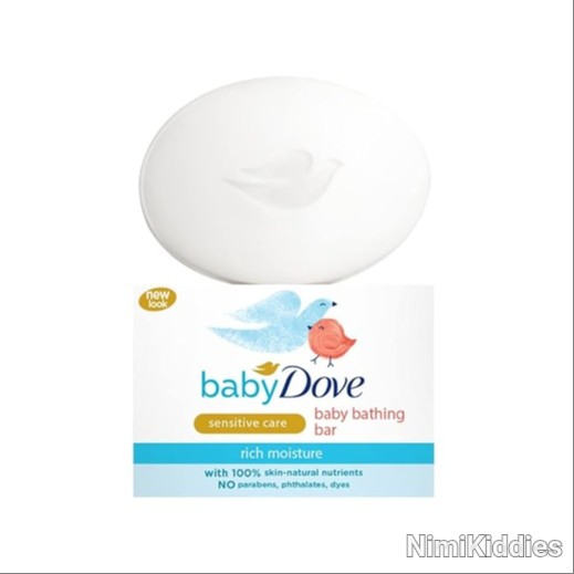 Baby Dove Sensitive Care Baby Bathing Bar Soap 90g (Rich Moisture).