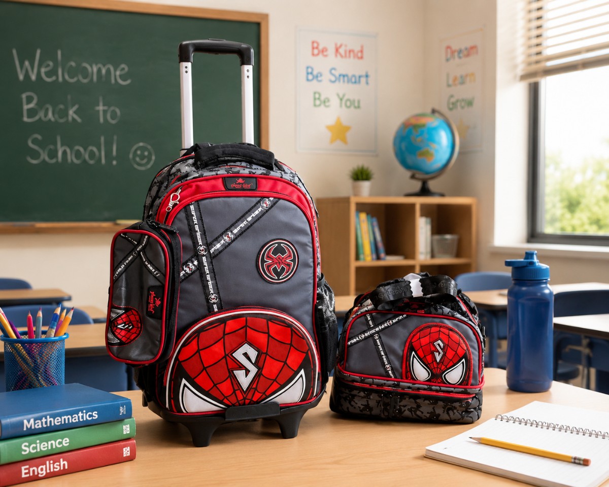 Glossy Bird Super Spider 3in1 Trolley (US) Backpack (17inches)